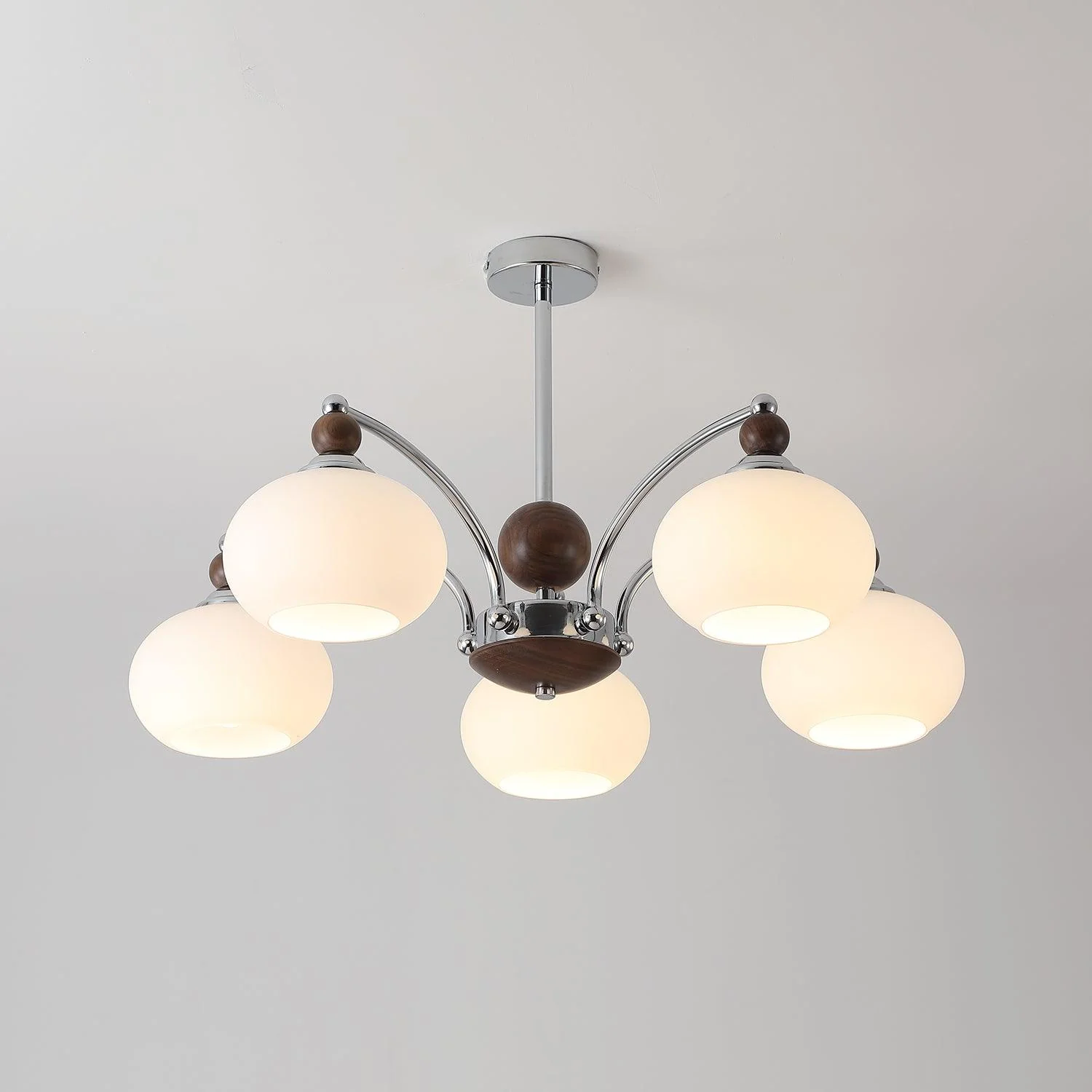Lustra Chandelier Globe Arm Contemporary - Image 12
