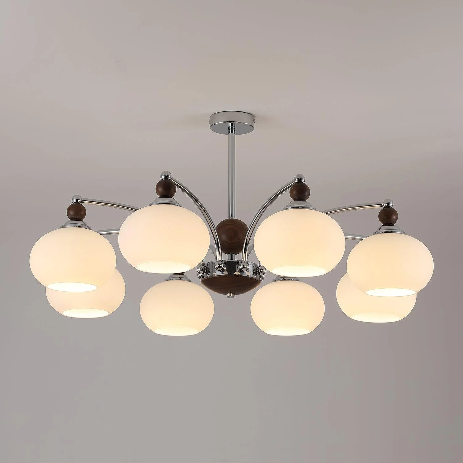 Lustra Chandelier Globe Arm Contemporary - Image 16