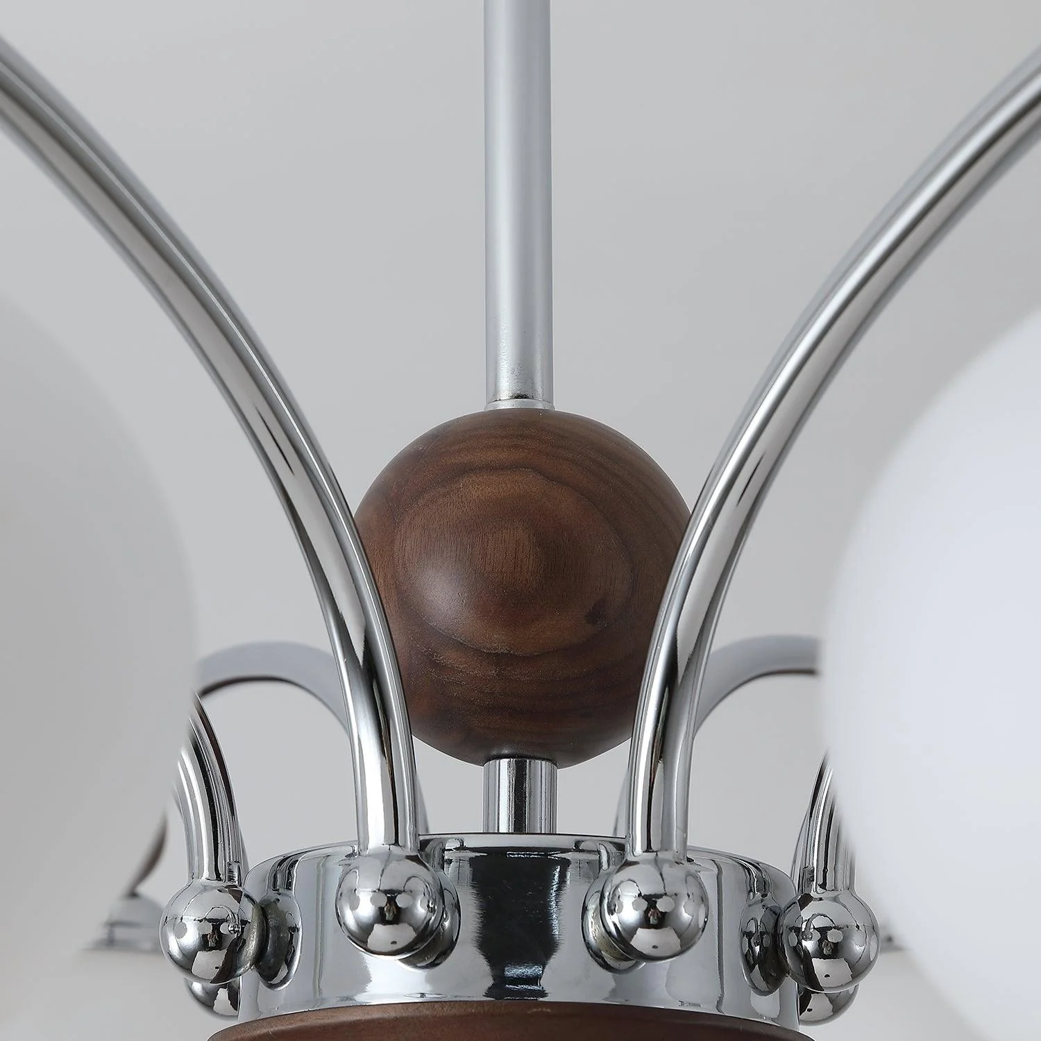 Lustra Chandelier Globe Arm Contemporary - Image 2
