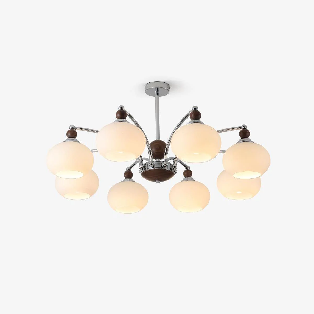Lustra Chandelier Globe Arm Contemporary - Image 3