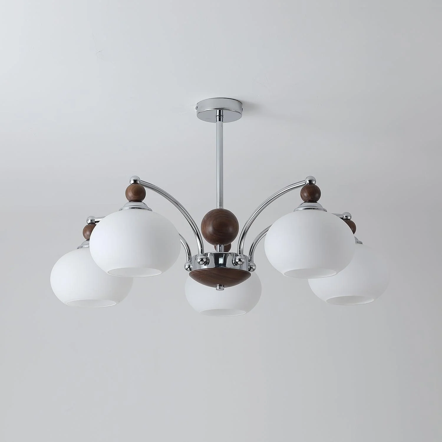 Lustra Chandelier Globe Arm Contemporary - Image 6