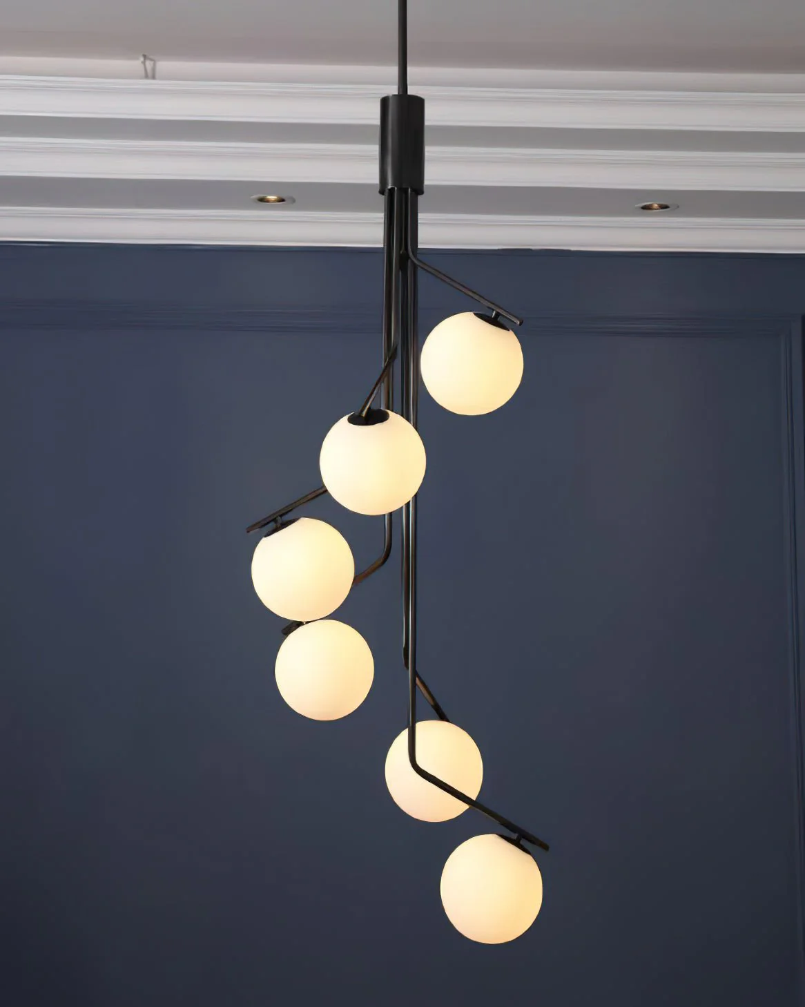 Lustra Chandelier Gold Branch Globe LED - Image 17