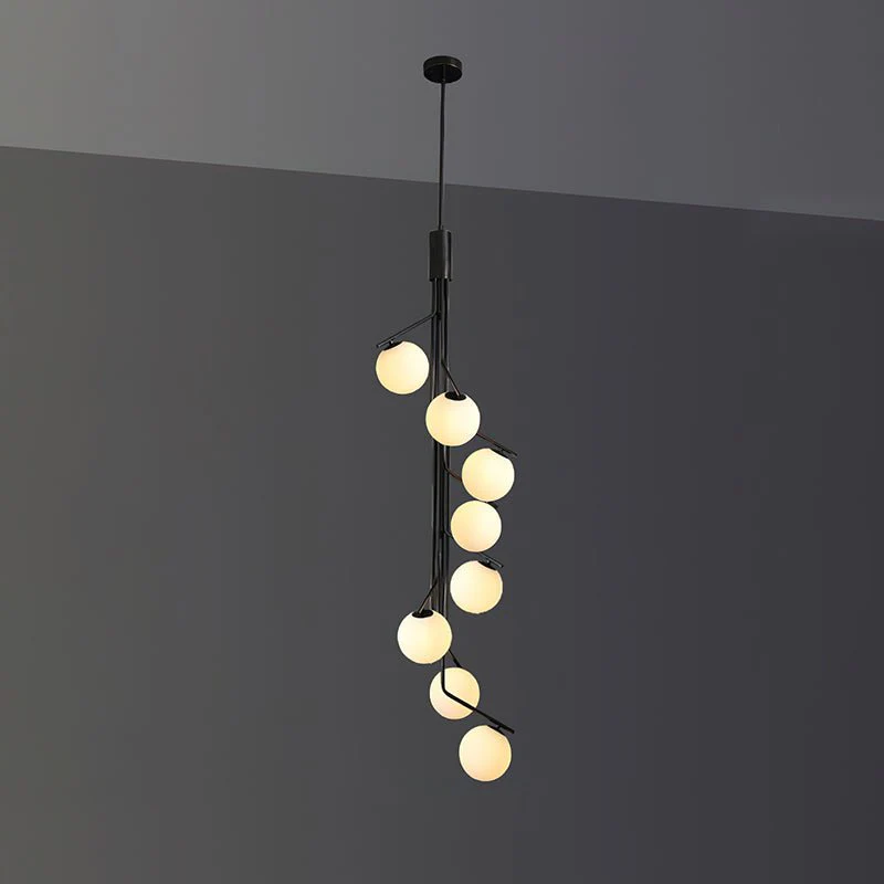 Lustra Chandelier Gold Branch Globe LED - Image 19