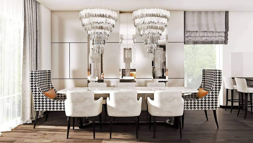 Lustra Chandelier Gold Crystal Golden - Image 7