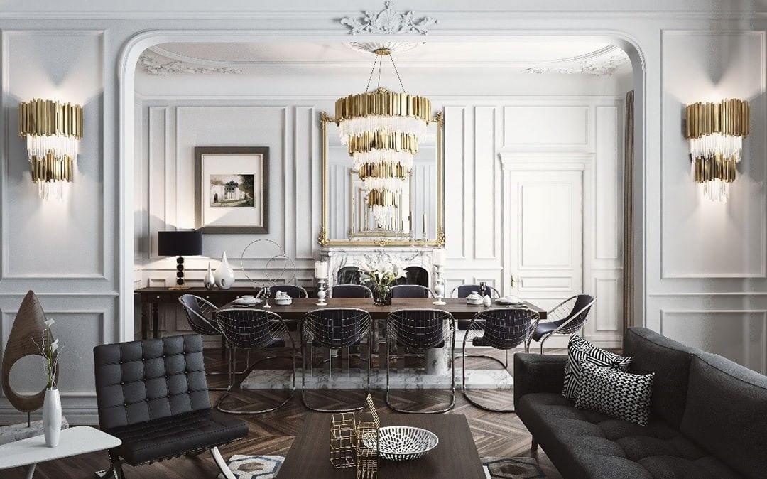 Lustra Chandelier Gold Crystal Golden - Image 8