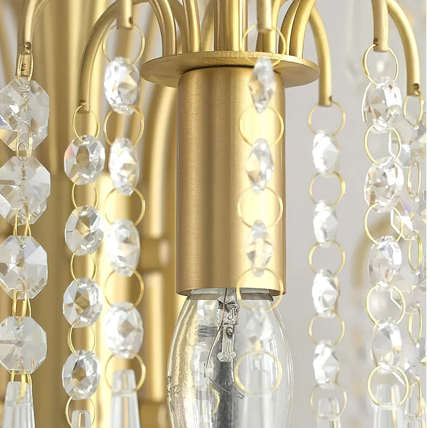 Lustra Chandelier Gold Crystal Isla Dawn Regal - Image 10