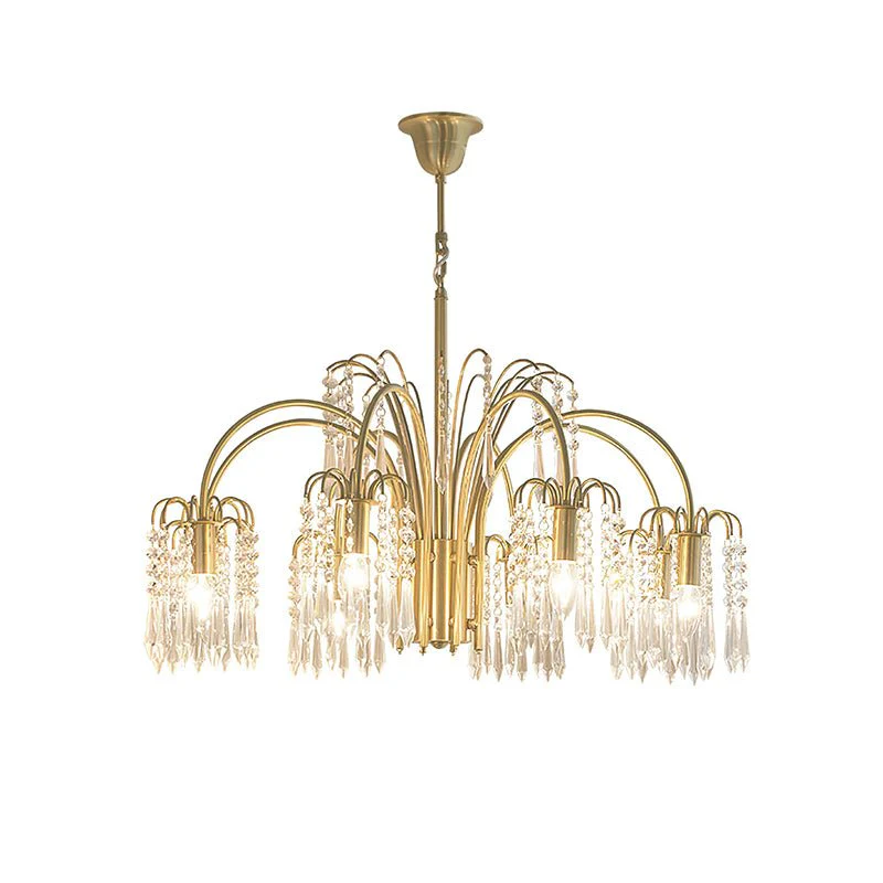 Lustra Chandelier Gold Crystal Isla Dawn Regal - Image 13
