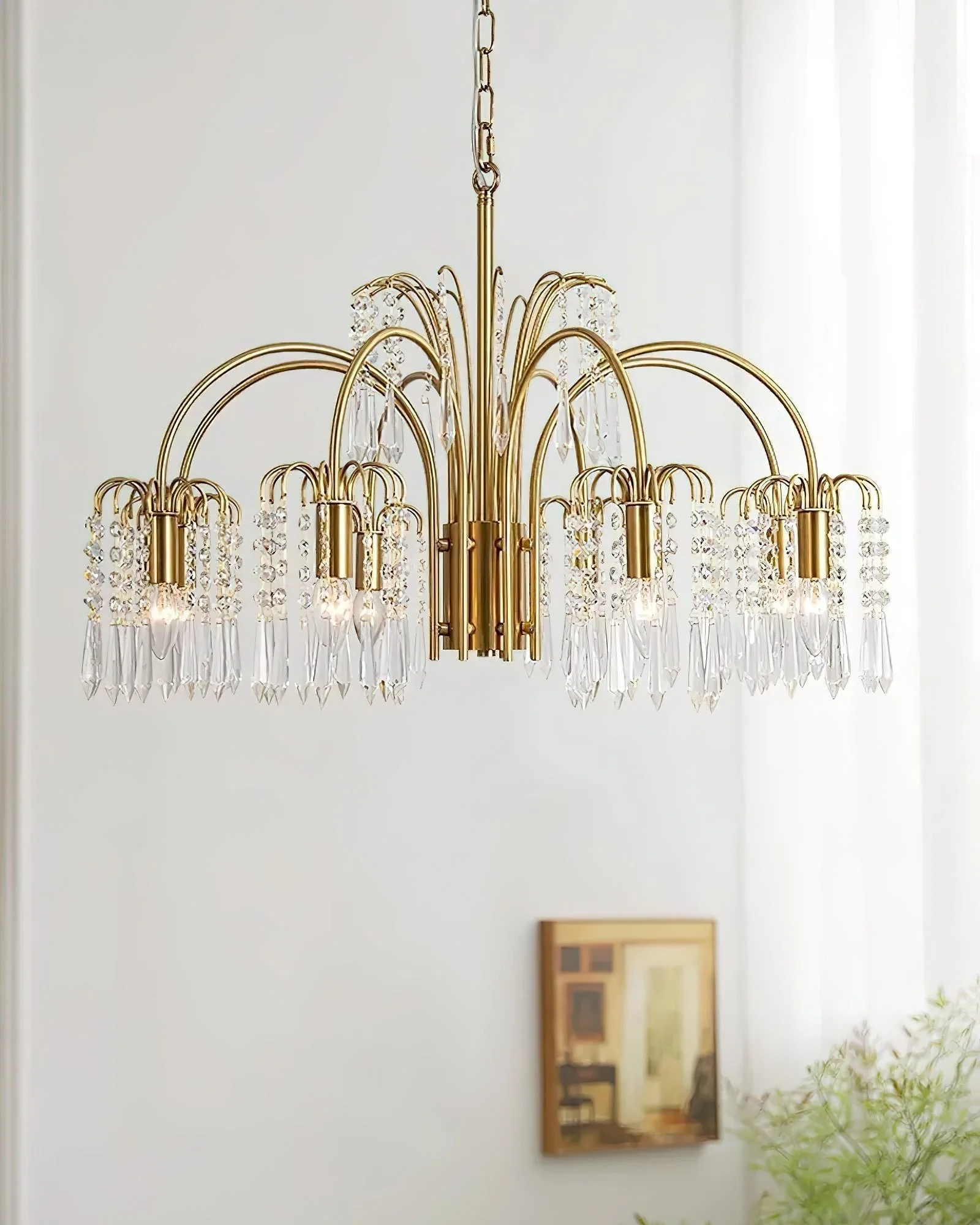 Lustra Chandelier Gold Crystal Isla Dawn Regal - Image 14
