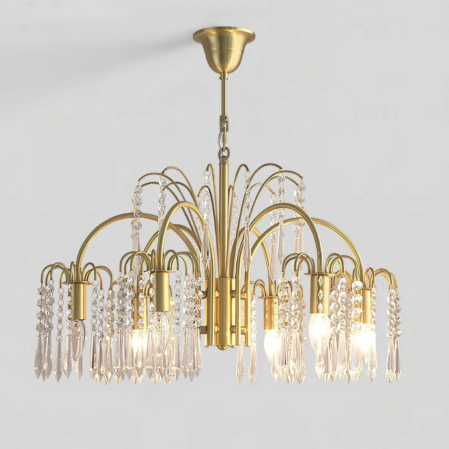 Lustra Chandelier Gold Crystal Isla Dawn Regal - Image 2
