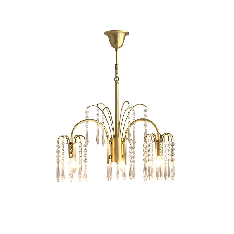 Lustra Chandelier Gold Crystal Isla Dawn Regal - Image 6