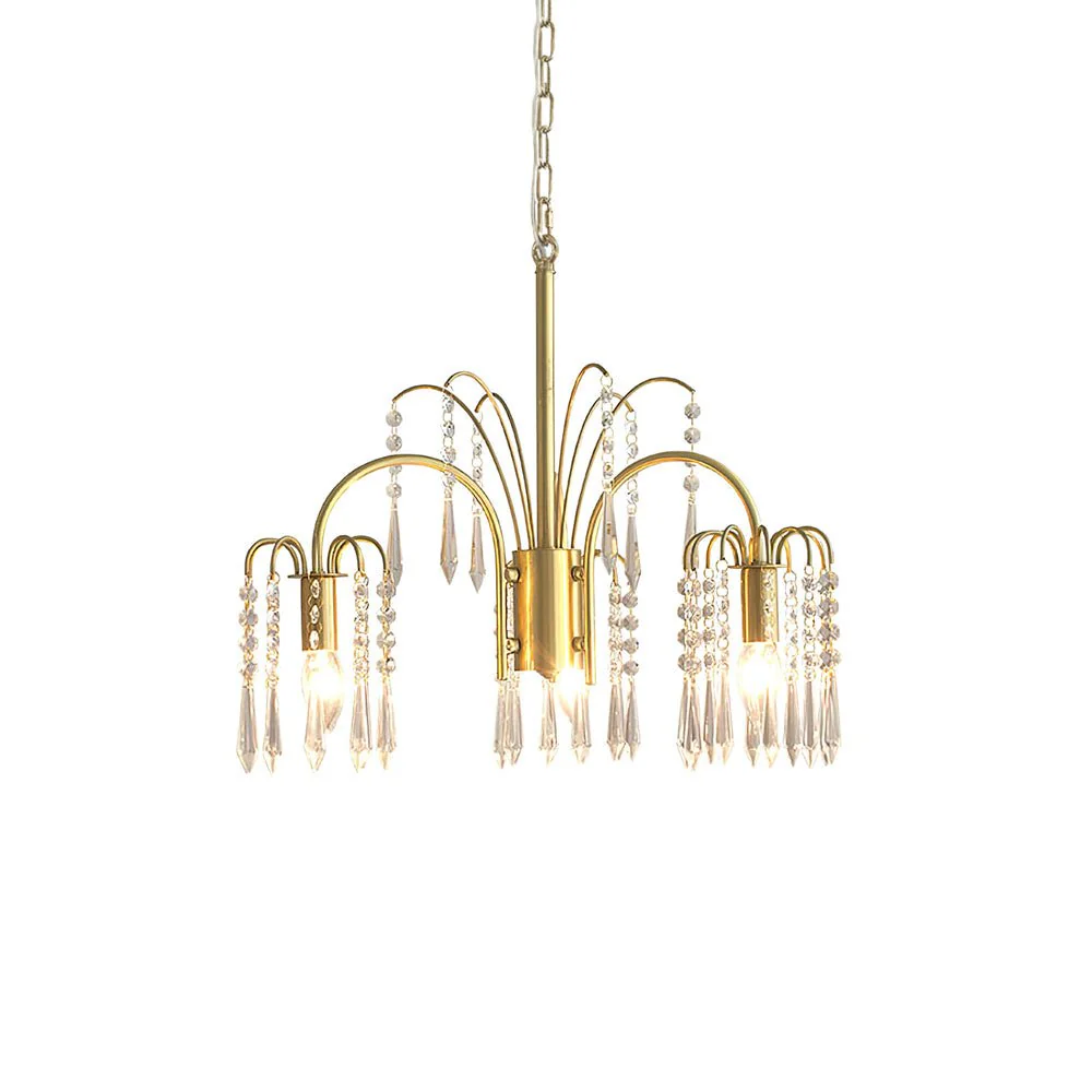 Lustra Chandelier Gold Crystal Isla Dawn Regal - Image 7