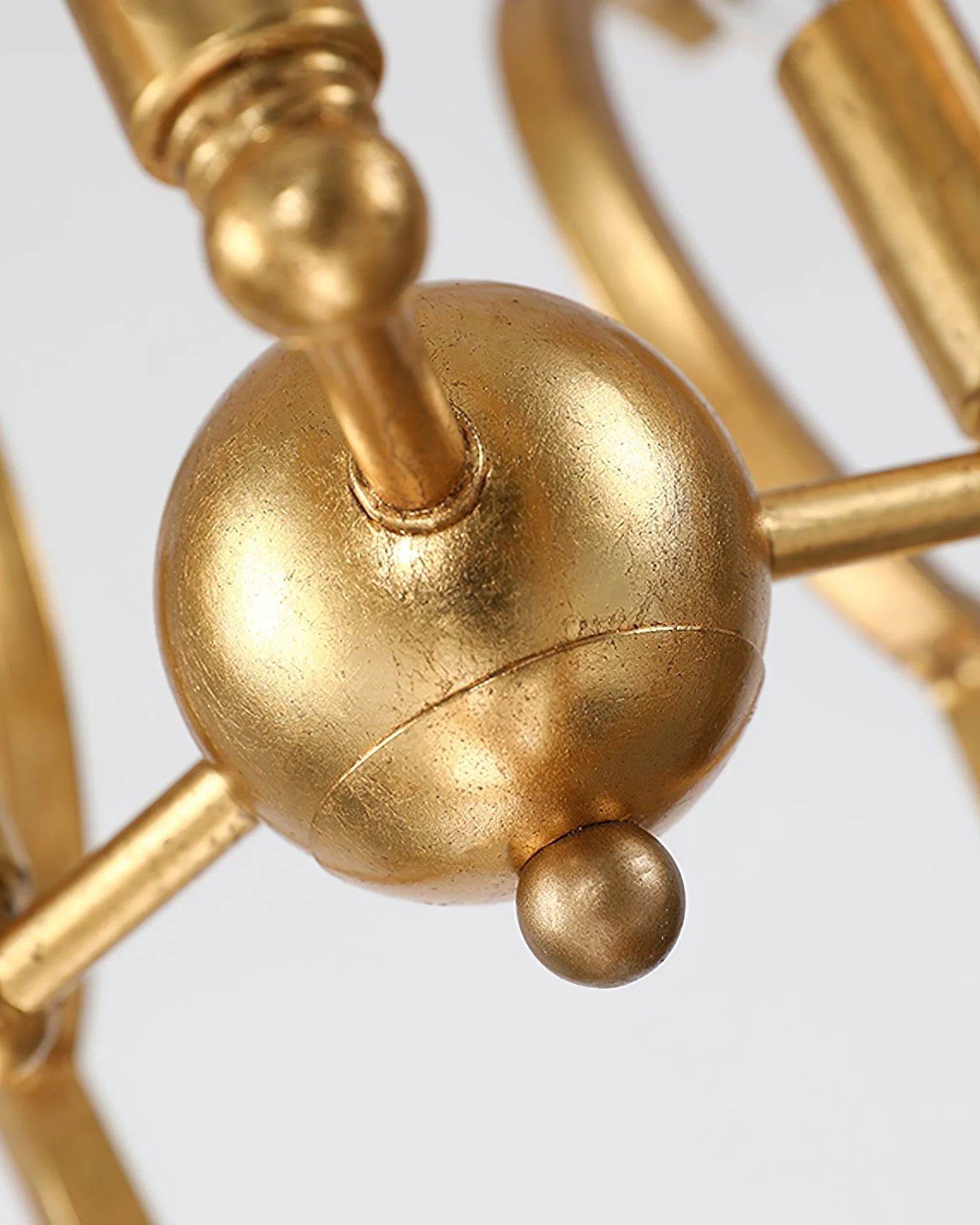 Lustra Chandelier Gold Lantern Frame - Image 5