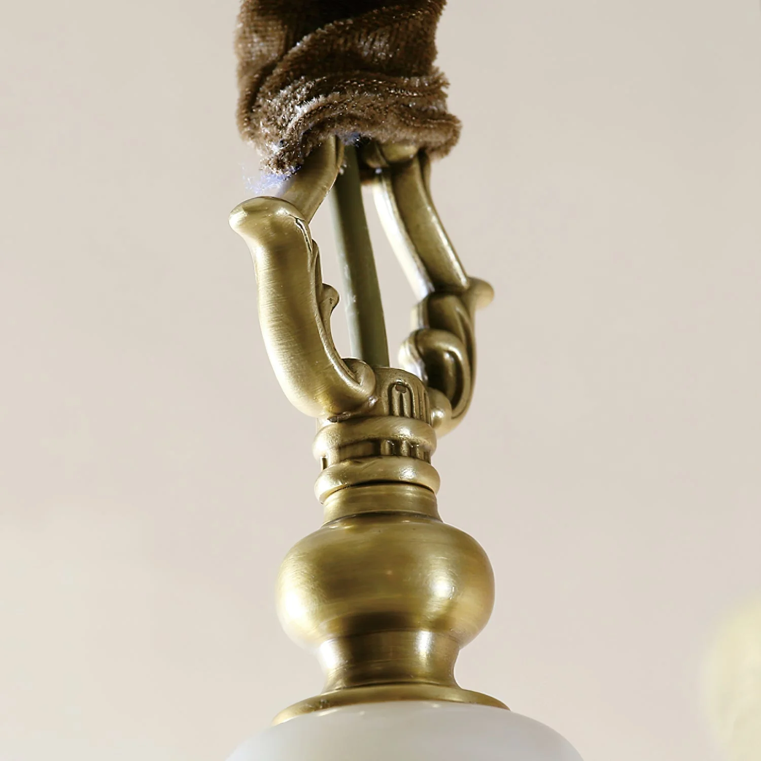 Lustra Chandelier Gold Lantern Frame - Image 6