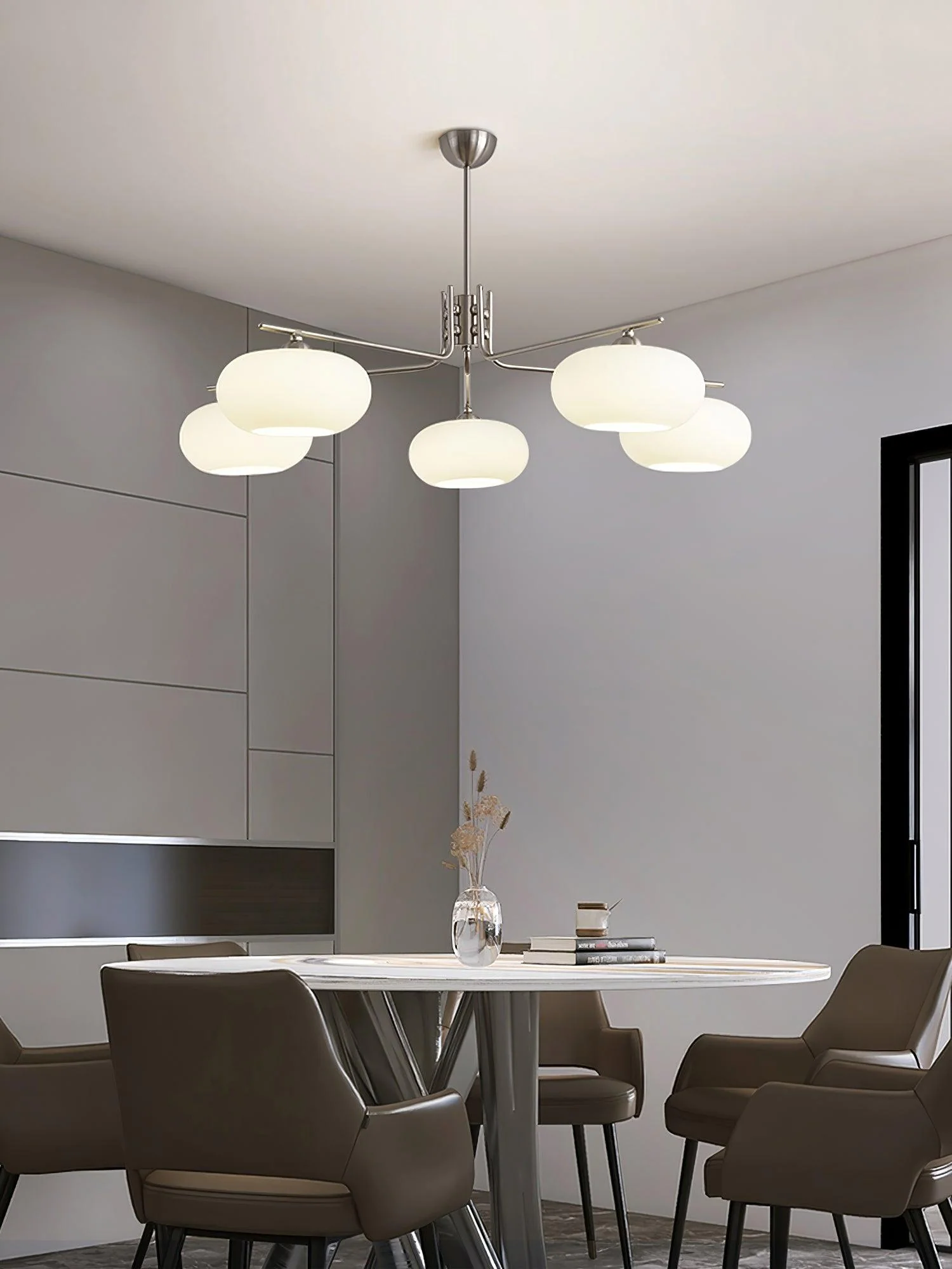 Lustra Chandelier Industrial 5-Light Modern - Image 15