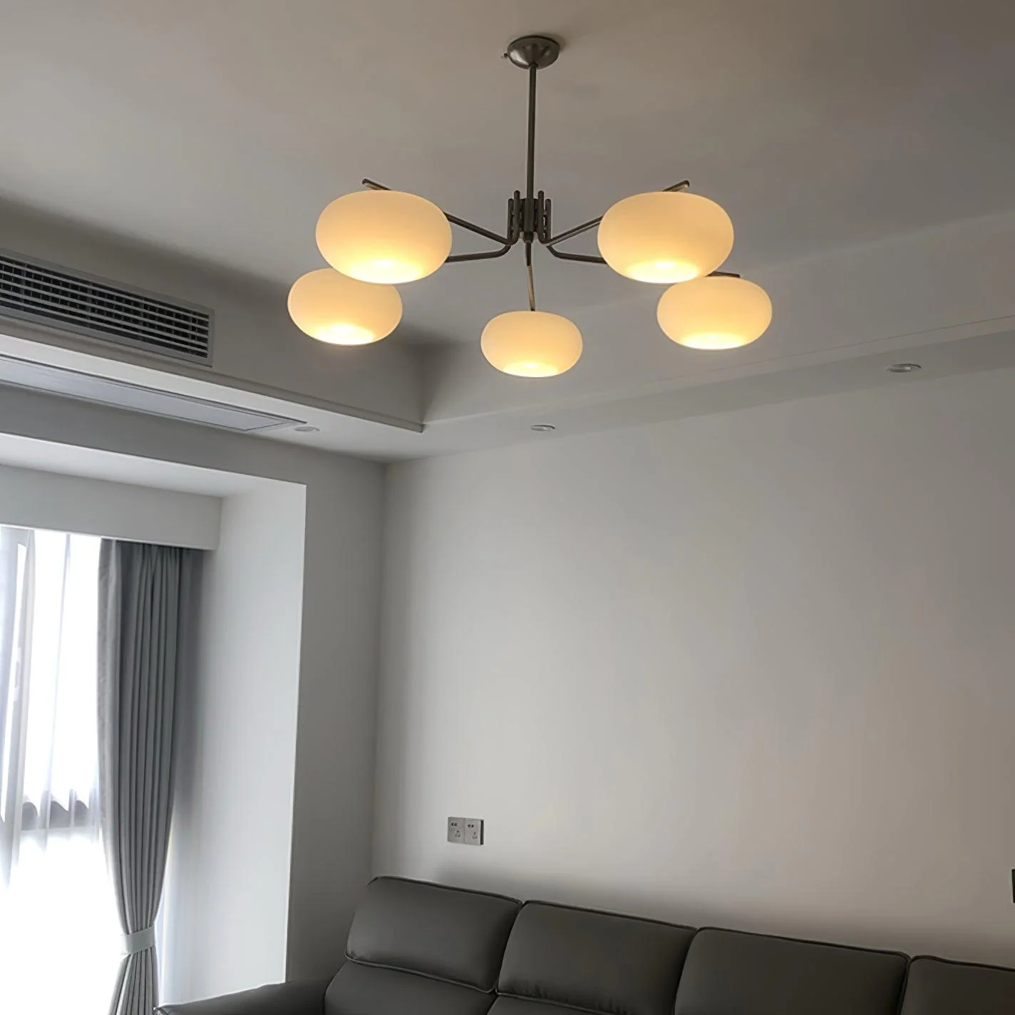 Lustra Chandelier Industrial 5-Light Modern - Image 6