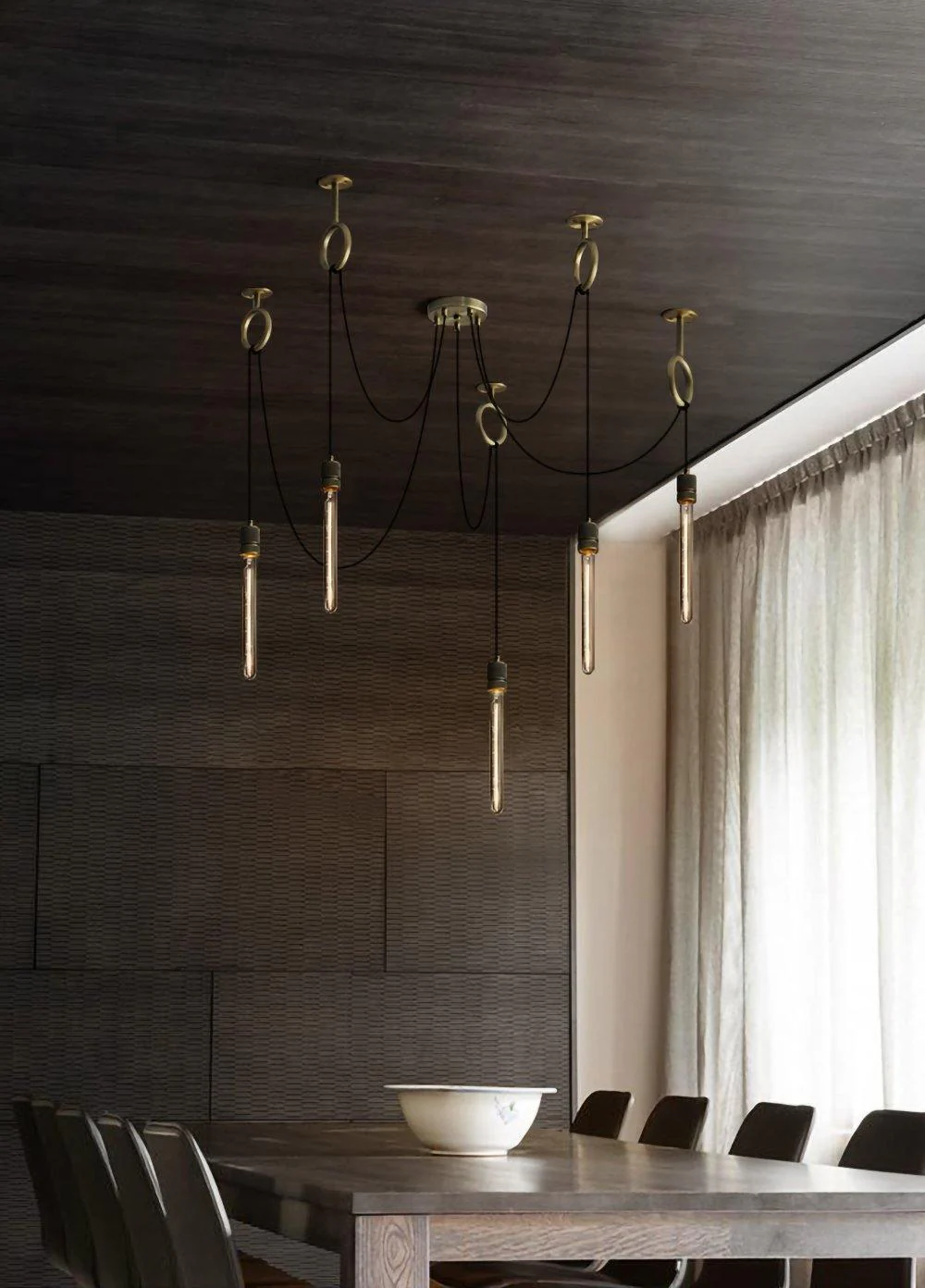Lustra Chandelier Industrial Spider Bulb Hanging - Image 22