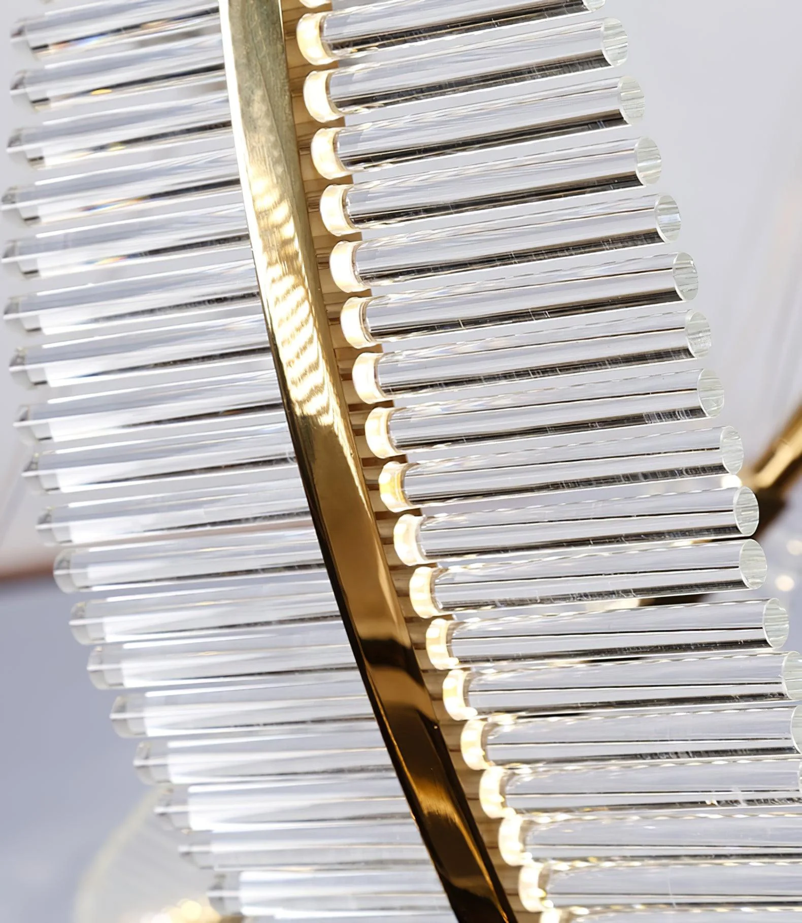 Lustra Chandelier Leaf Gold Elegant Modern - Image 14
