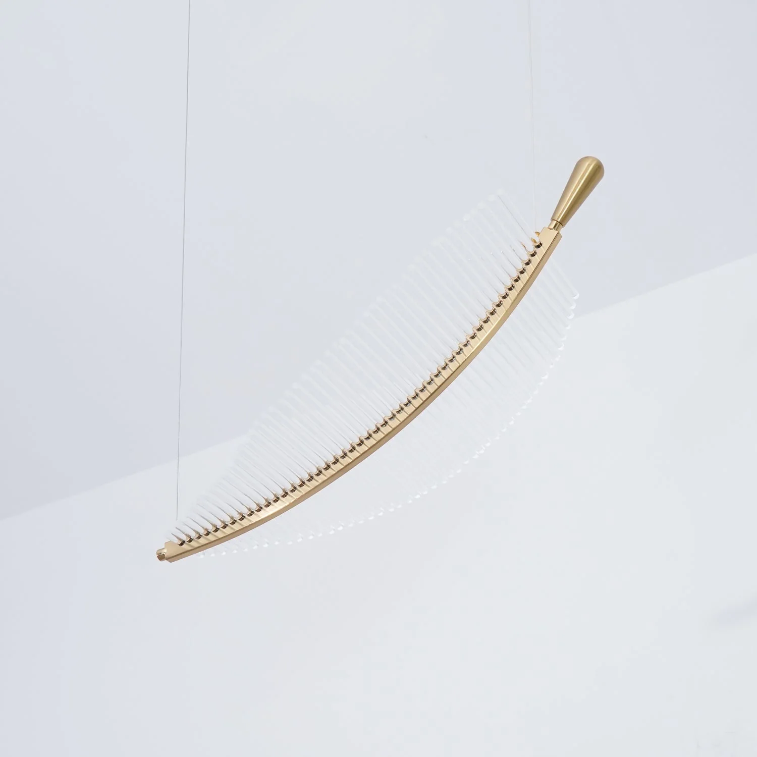 Lustra Chandelier Leaf Gold Elegant Modern - Image 58