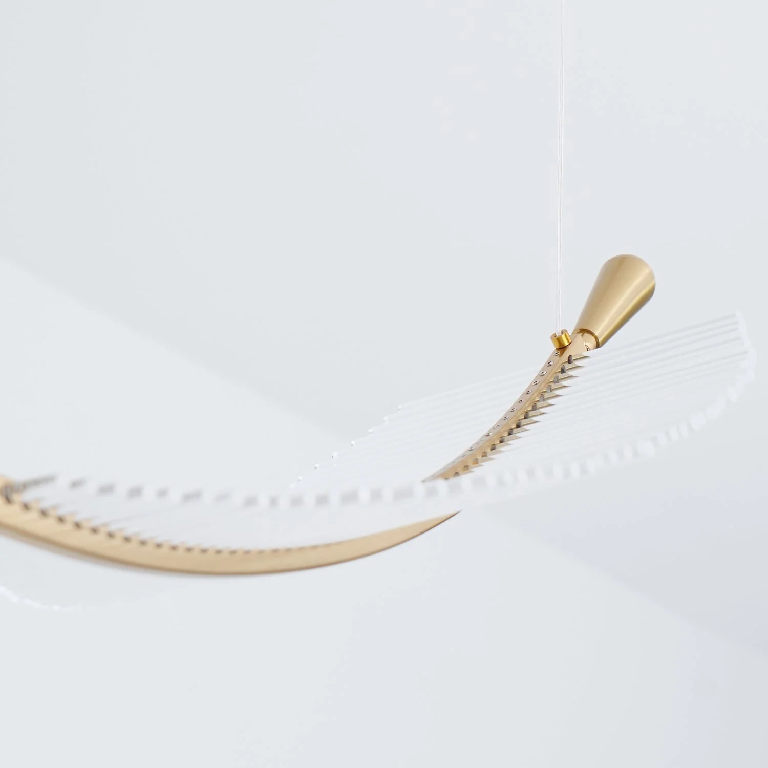 Lustra Chandelier Leaf Gold Elegant Modern - Image 60