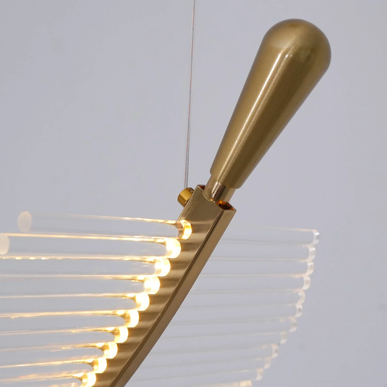 Lustra Chandelier Leaf Gold Elegant Modern - Image 69