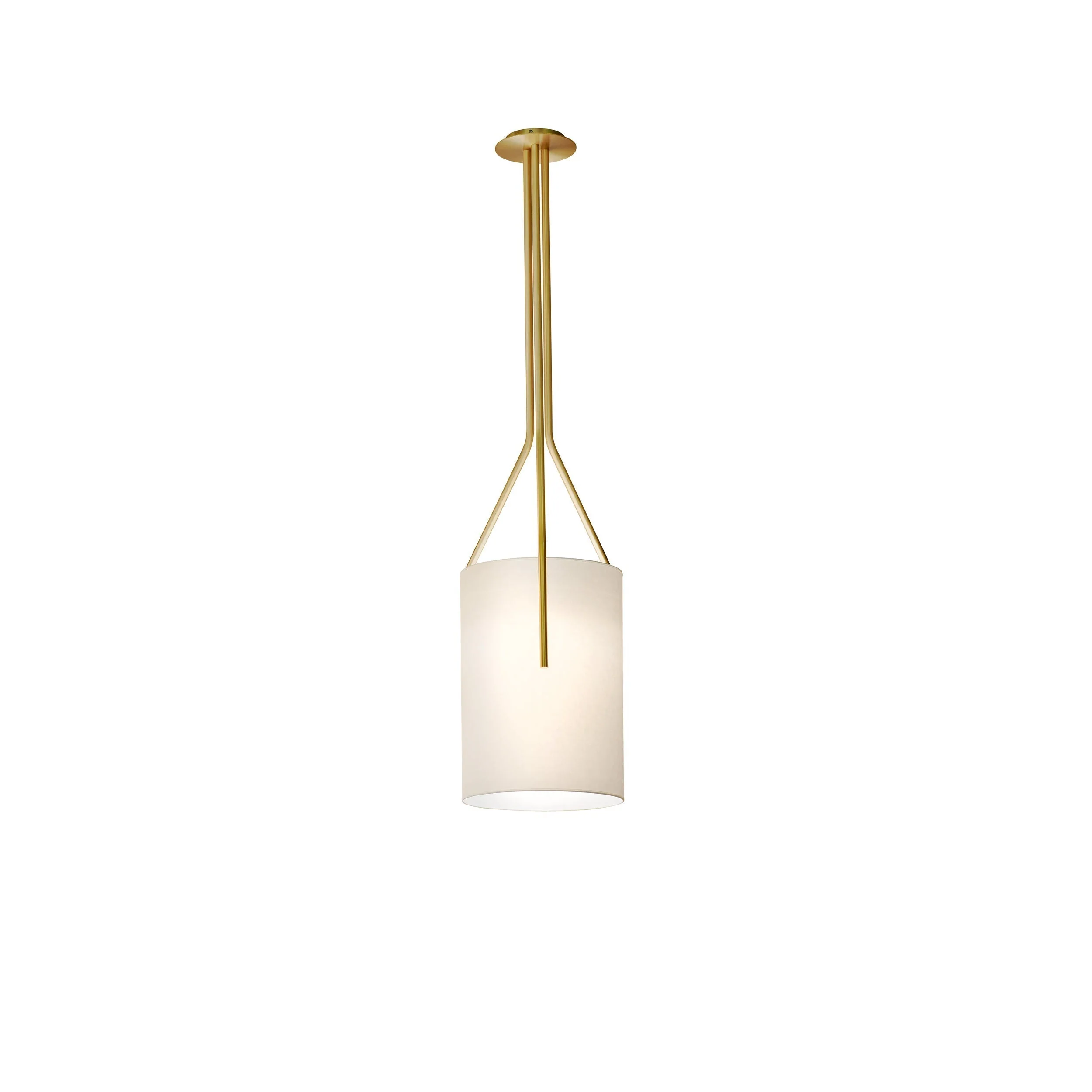 Lustra Chandelier LED 3-Lights Brass Modern - Image 109