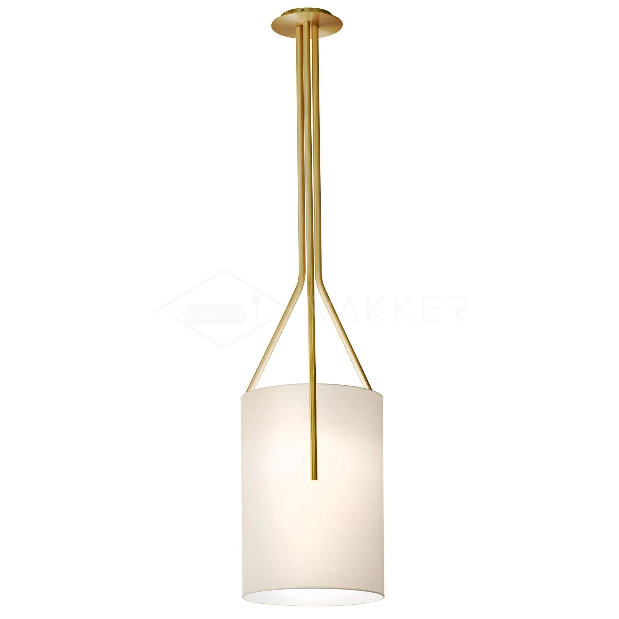 Lustra Chandelier LED 3-Lights Brass Modern - Image 55