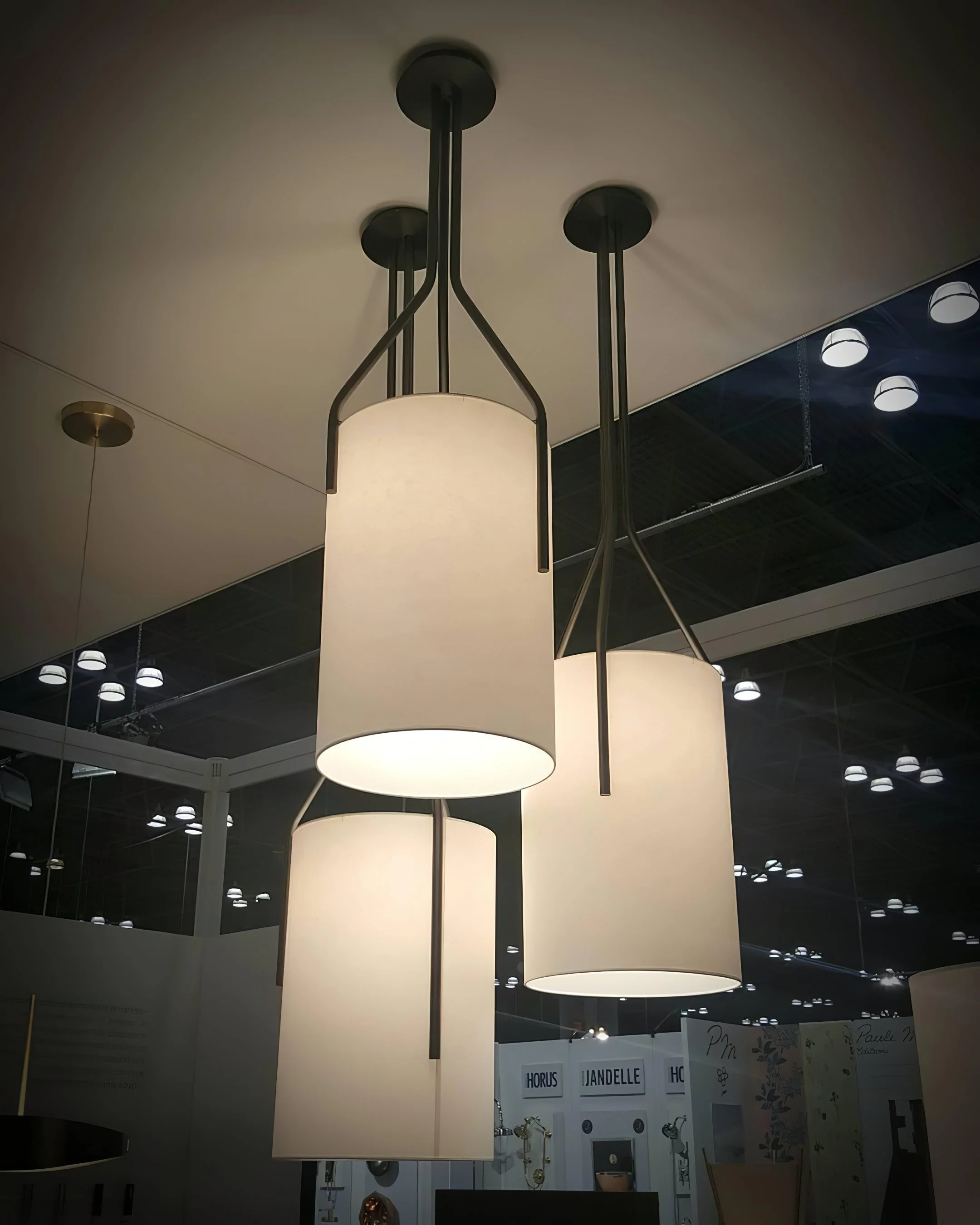 Lustra Chandelier LED 3-Lights Brass Modern - Image 7