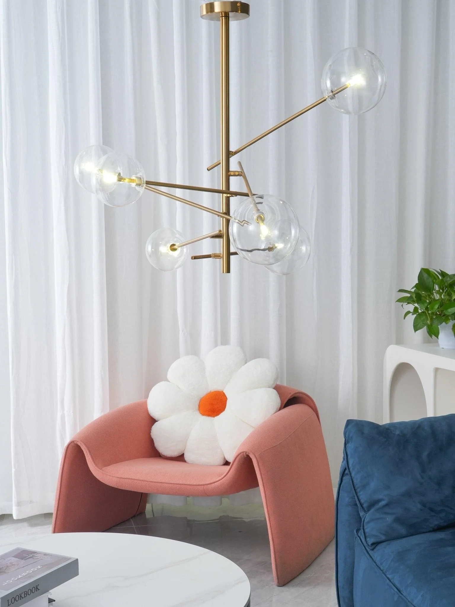 Lustra Chandelier LED Clear Crystal - Image 55
