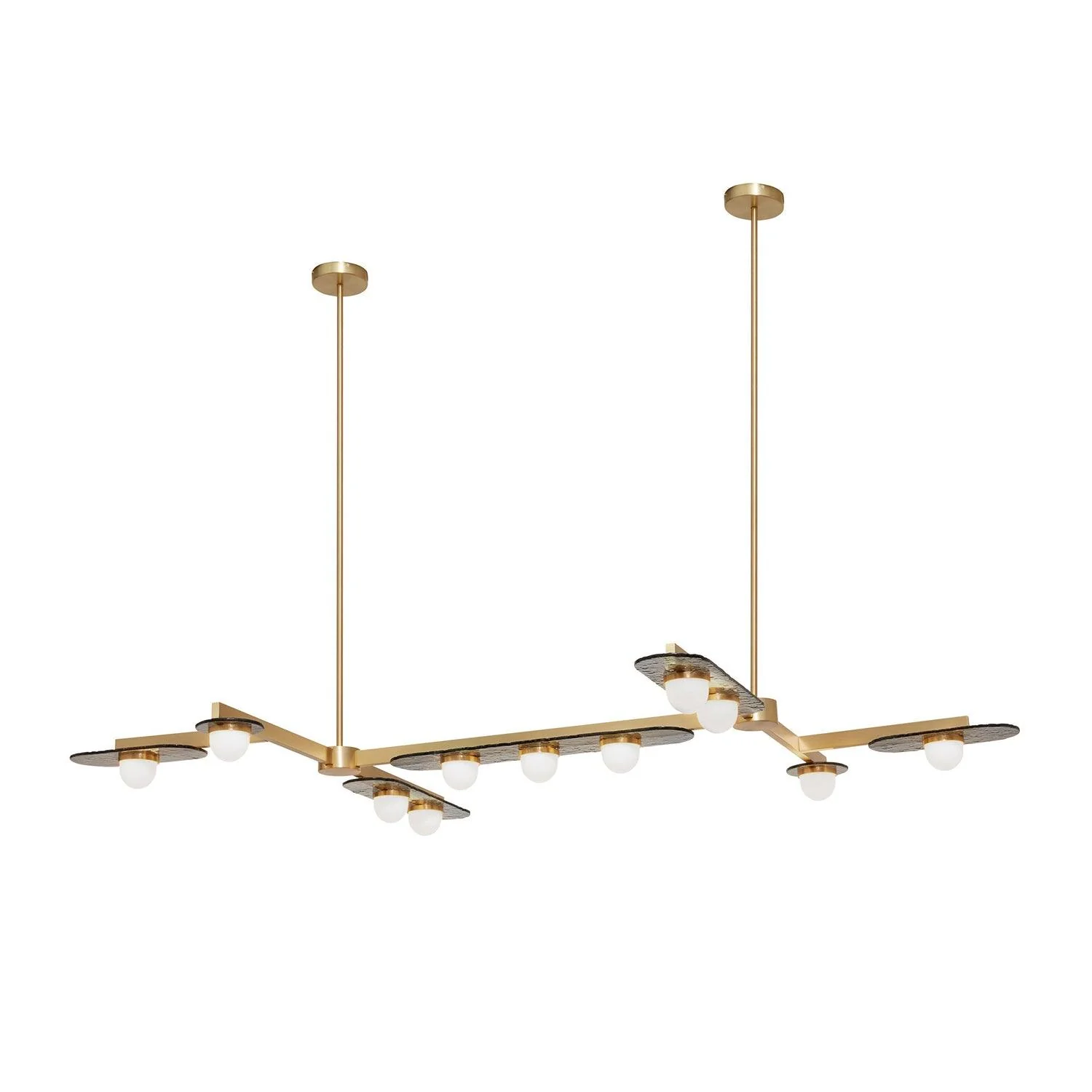 Lustra Chandelier LED Linear Gold Frame - Image 21