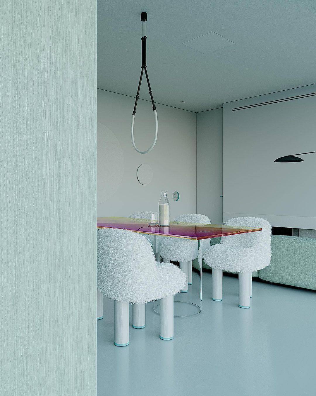 Lustra Chandelier Leda LED Flexible Modern Sculptural - Image 11