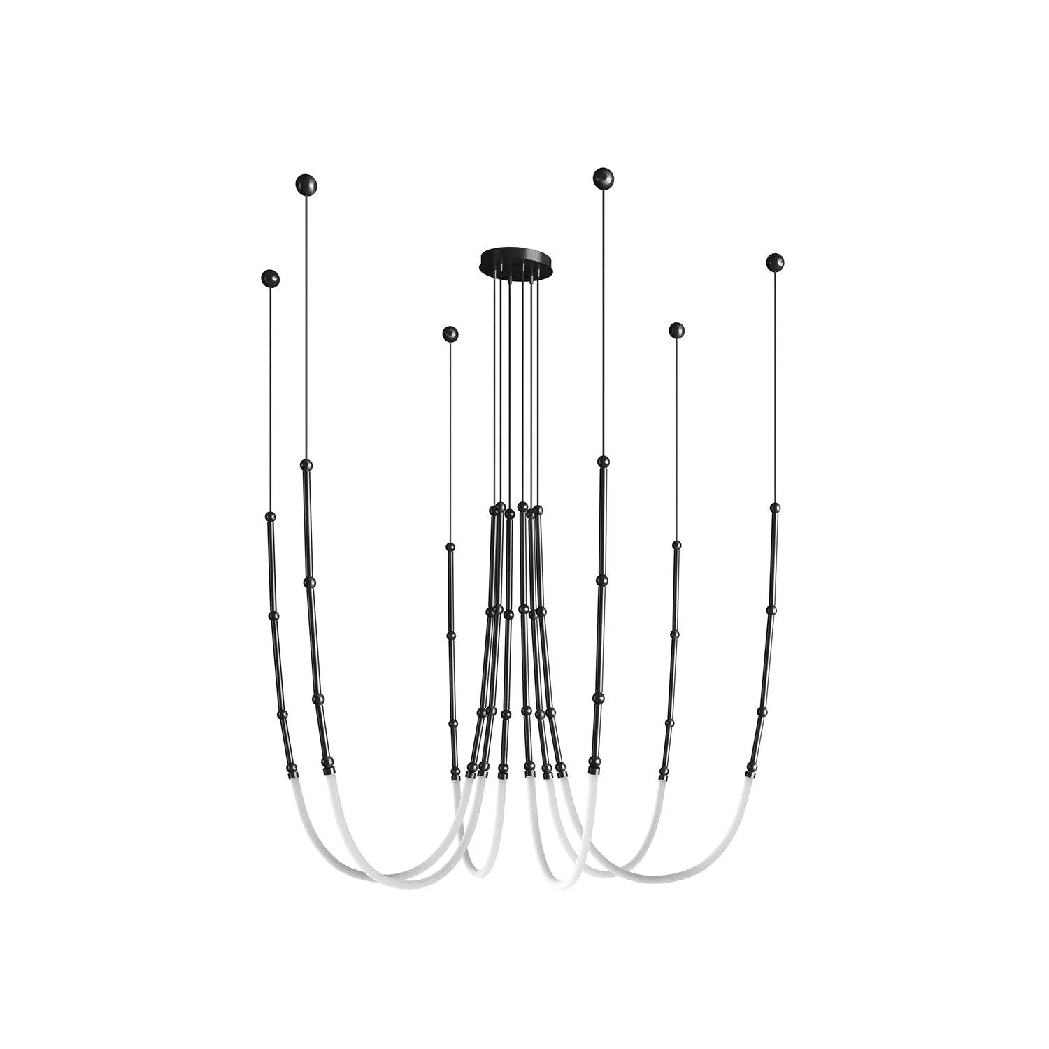 Lustra Chandelier Leda LED Flexible Modern Sculptural - Image 18