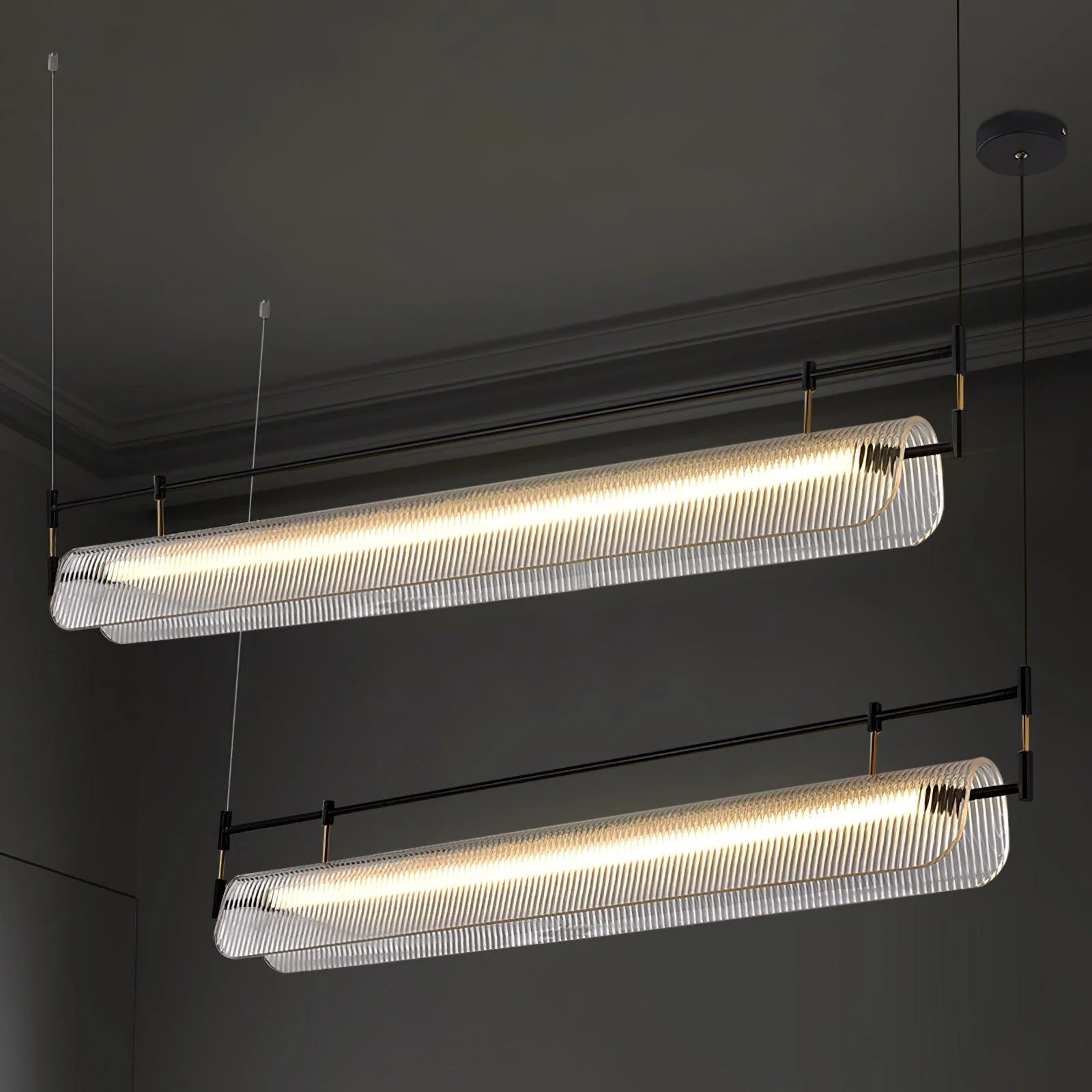 Lustra Chandelier Linear Strip Long - Image 47