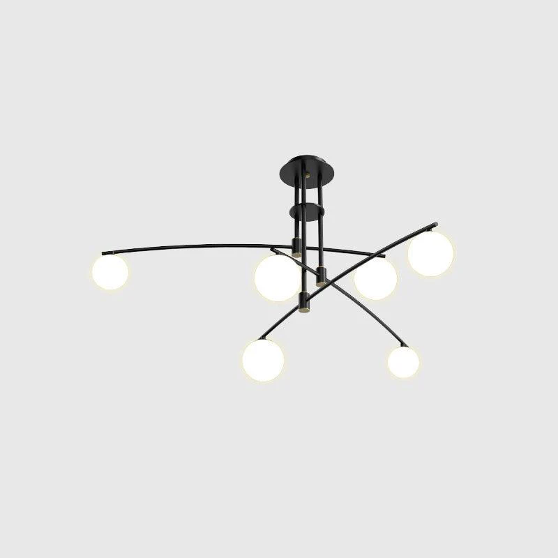 Lustra Chandelier Long Arm Modern 6-Light - Image 11