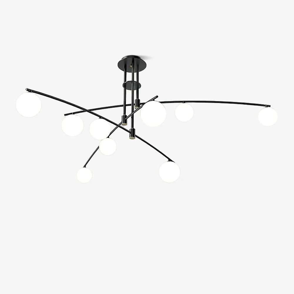 Lustra Chandelier Long Arm Modern 6-Light - Image 14