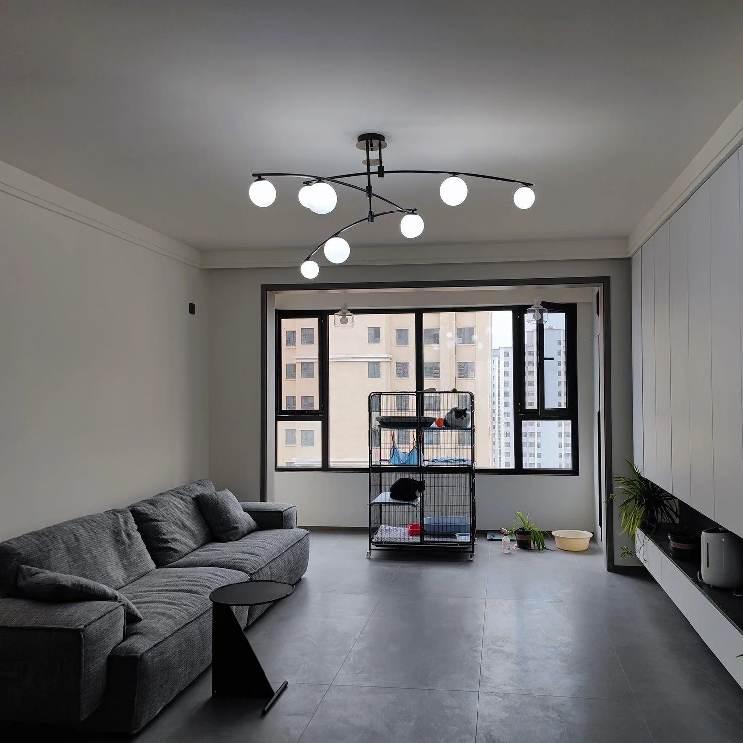 Lustra Chandelier Long Arm Modern 6-Light - Image 29