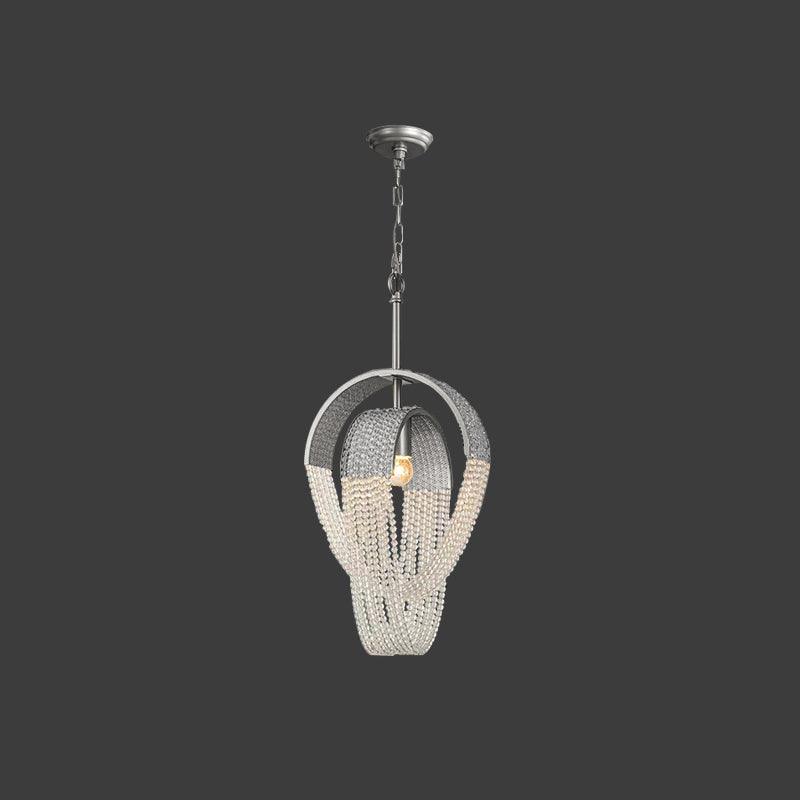 Lustra Chandelier Mesh Crystal Gold Waterfall Sparkle - Image 20