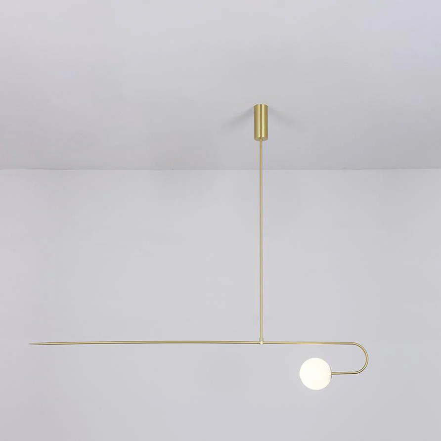 Lustra Chandelier Mobile Black Minimalist - Image 100