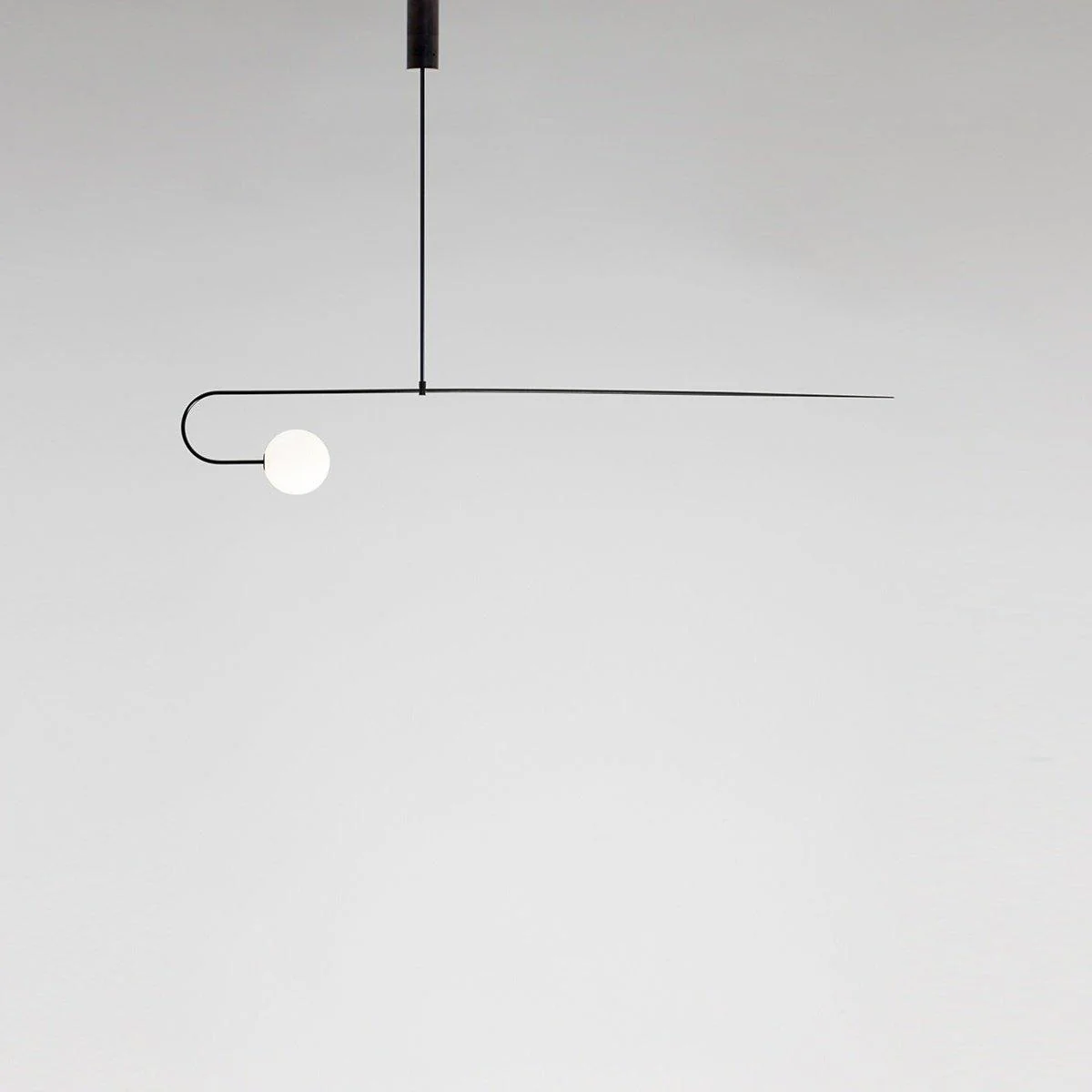 Lustra Chandelier Mobile Black Minimalist - Image 102