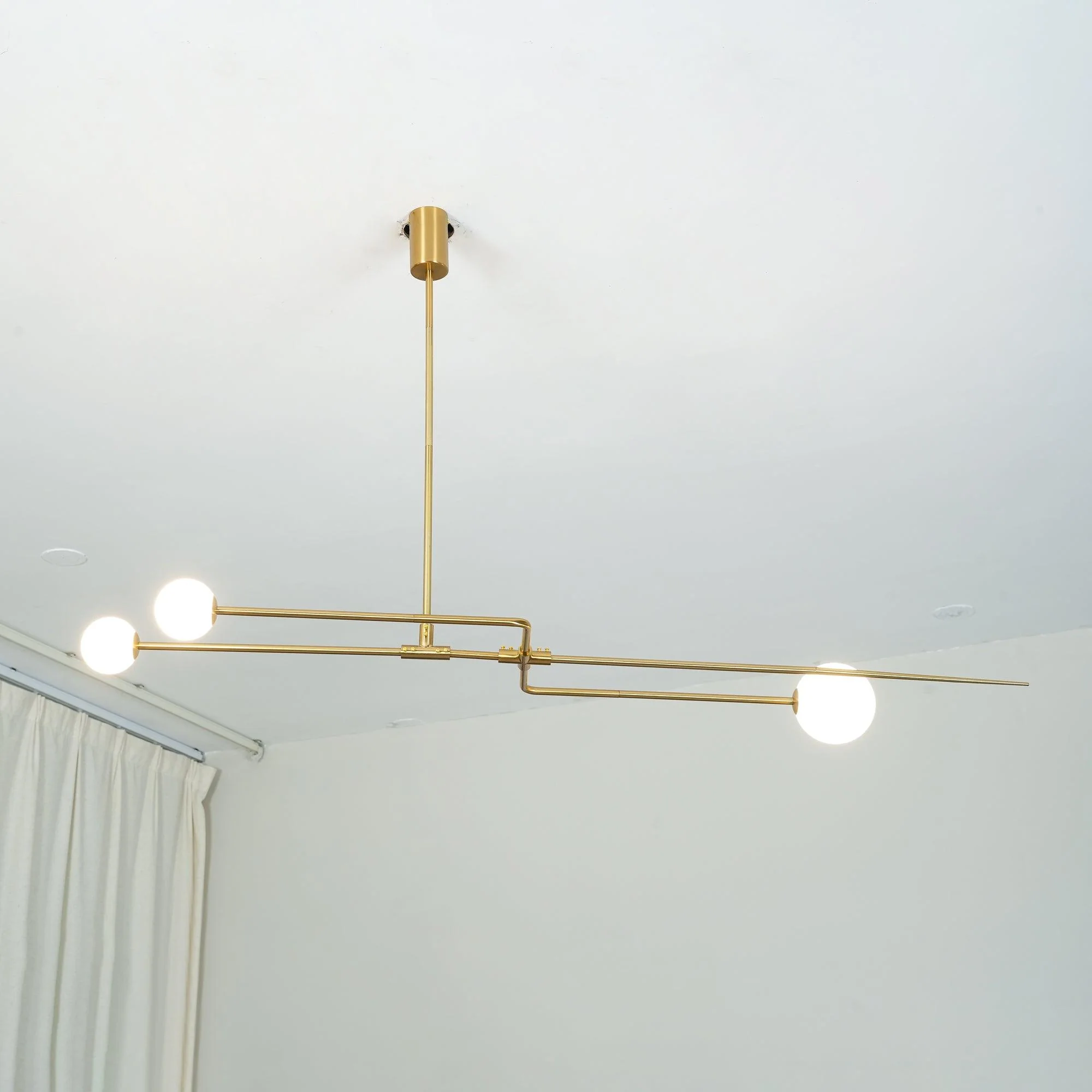 Lustra Chandelier Mobile Black Minimalist - Image 110