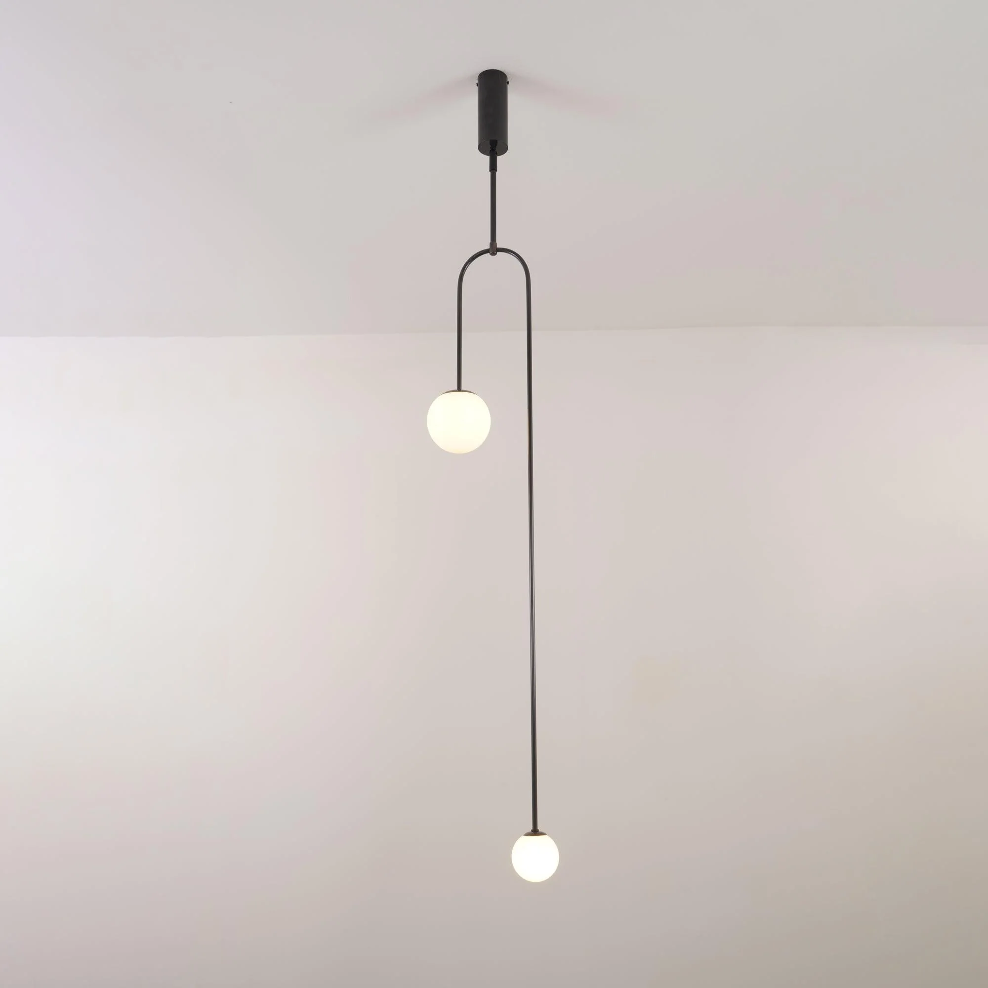 Lustra Chandelier Mobile Black Minimalist - Image 125