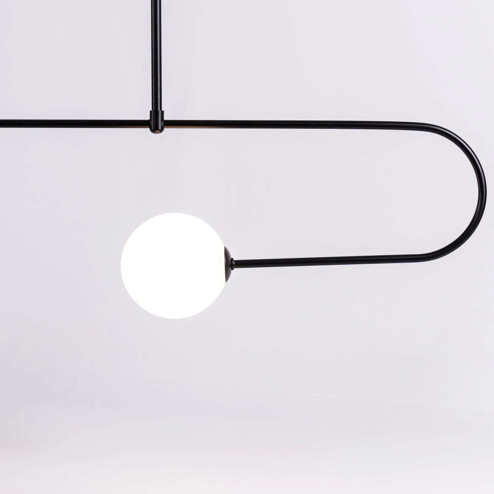 Lustra Chandelier Mobile Black Minimalist - Image 128