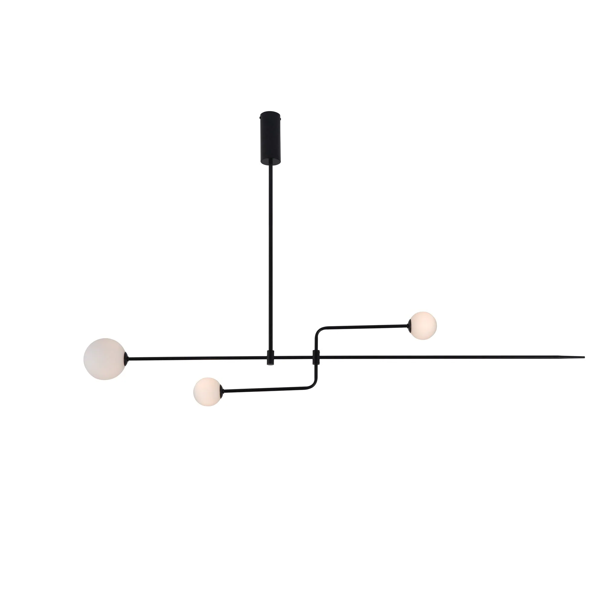 Lustra Chandelier Mobile Black Minimalist - Image 131
