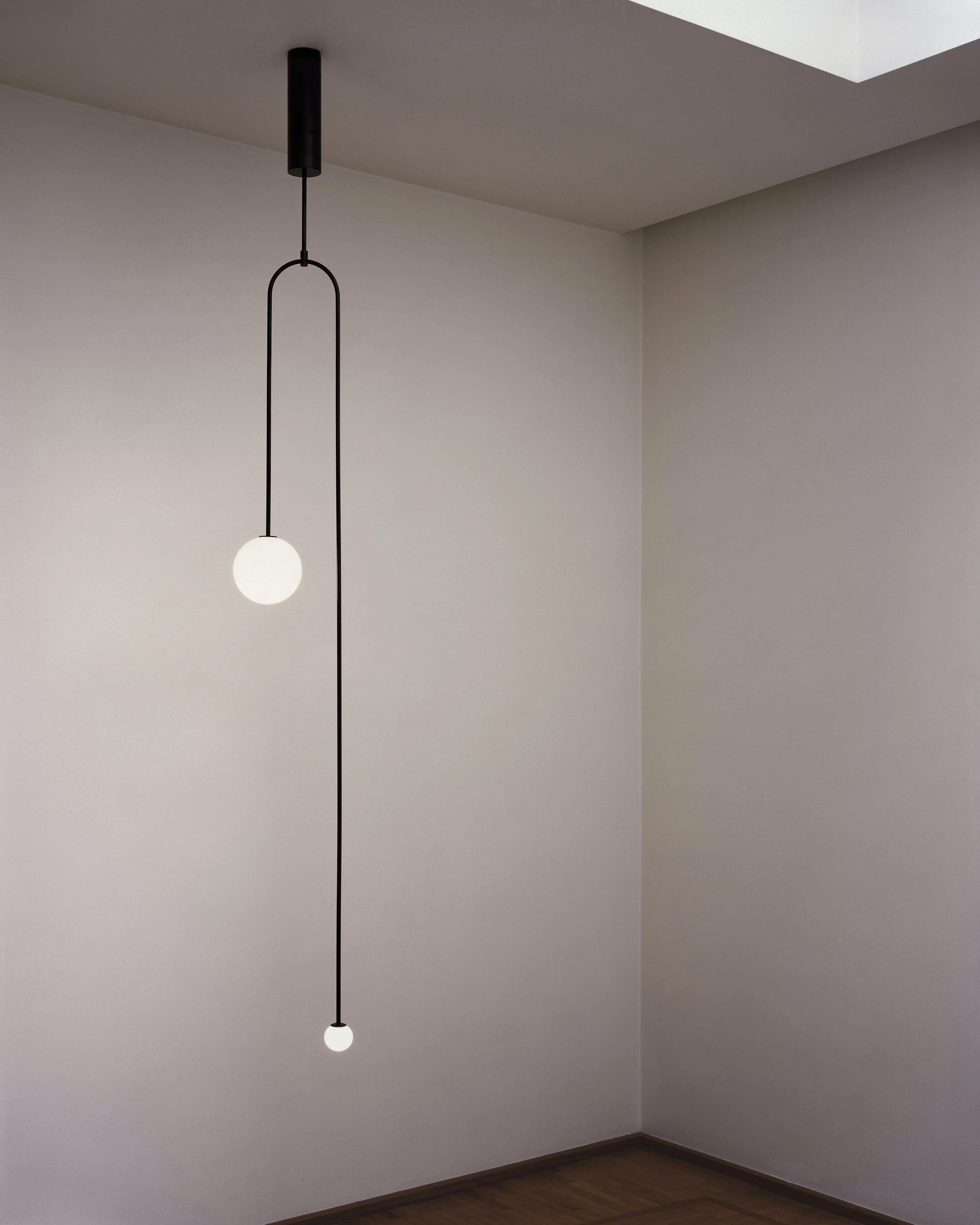 Lustra Chandelier Mobile Black Minimalist - Image 187