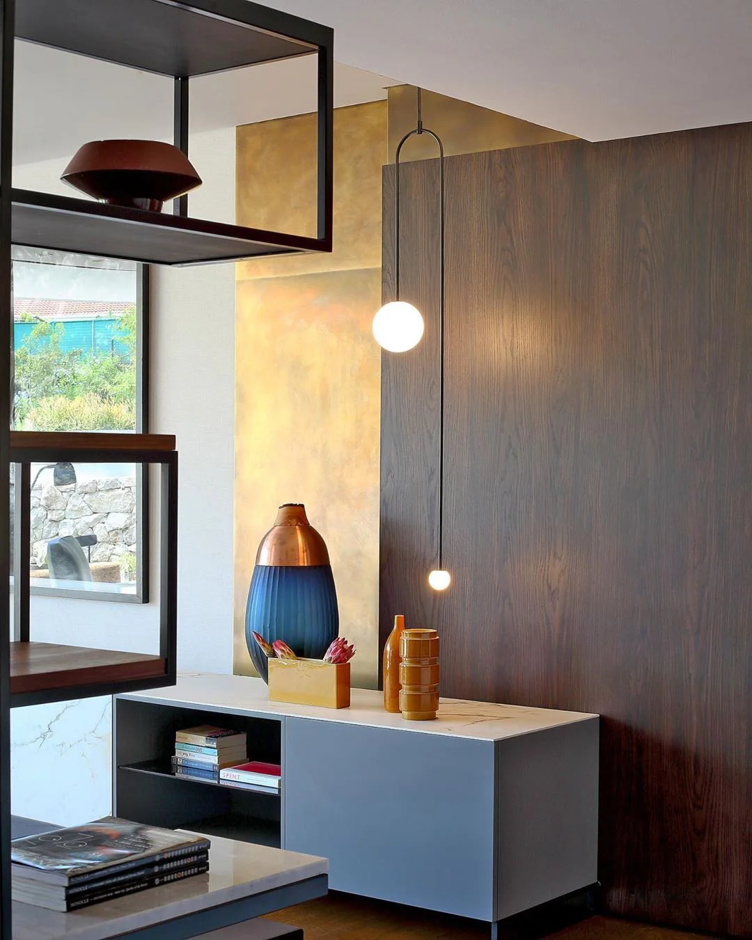 Lustra Chandelier Mobile Black Minimalist - Image 196