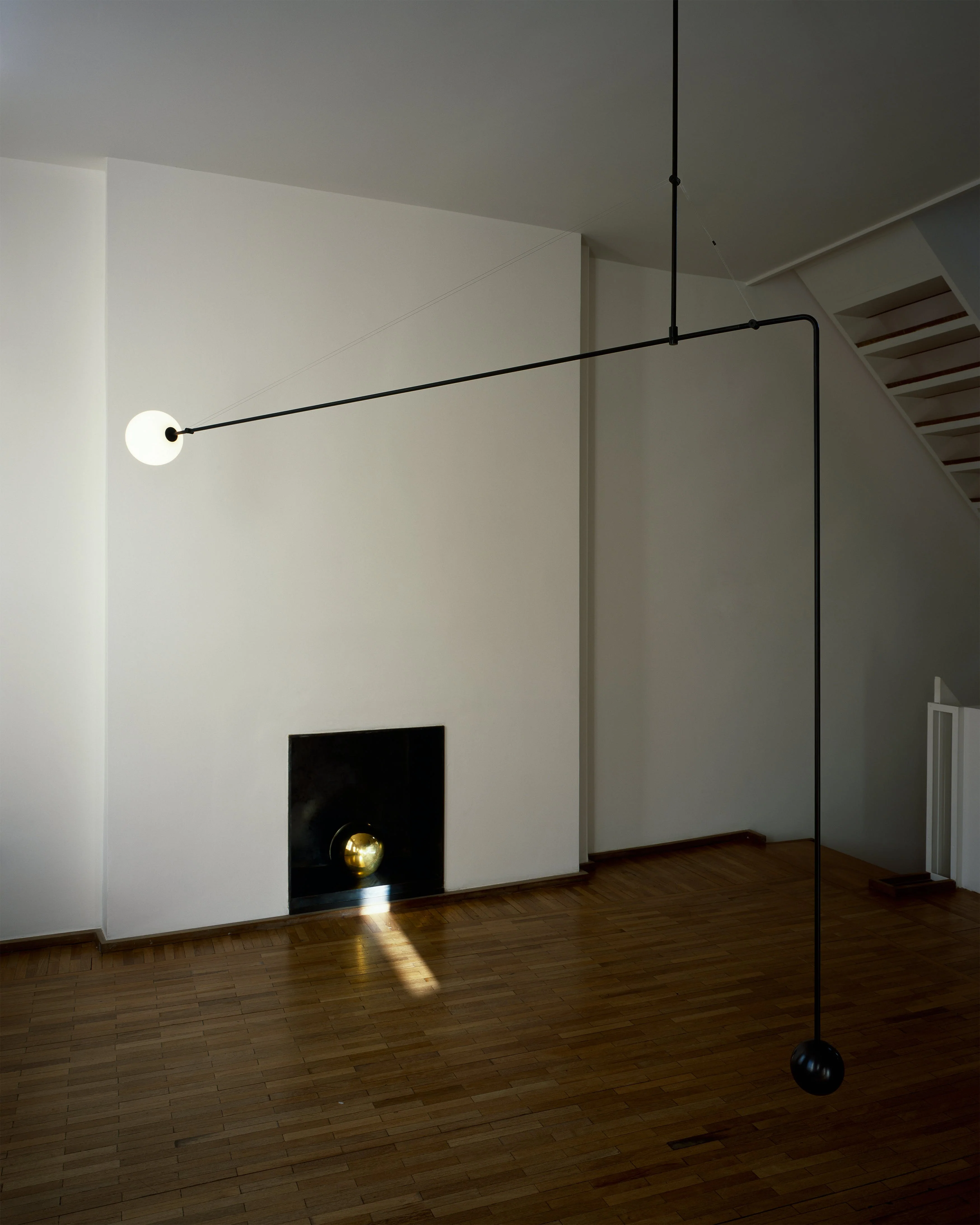 Lustra Chandelier Mobile Black Minimalist - Image 20