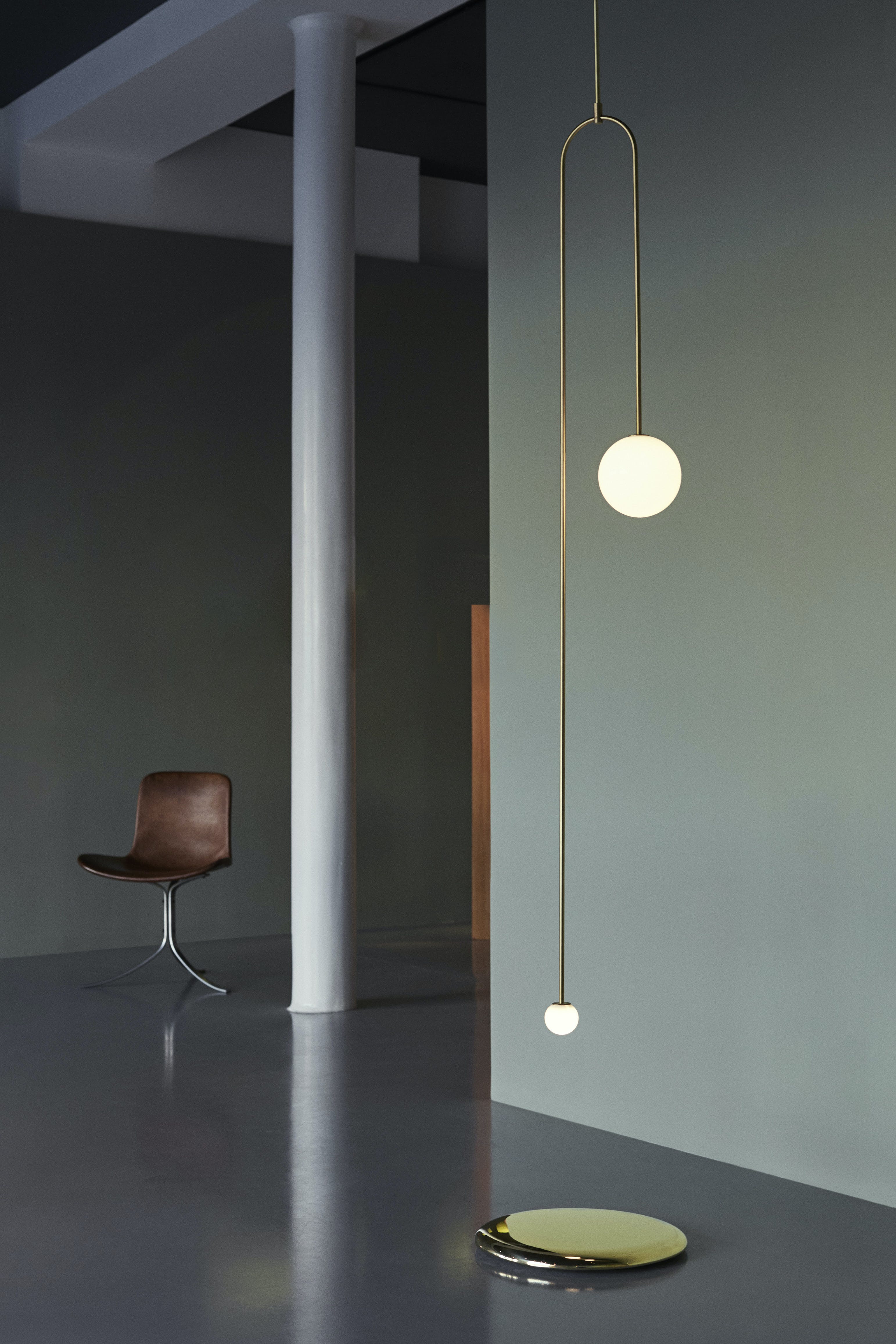 Lustra Chandelier Mobile Black Minimalist - Image 200