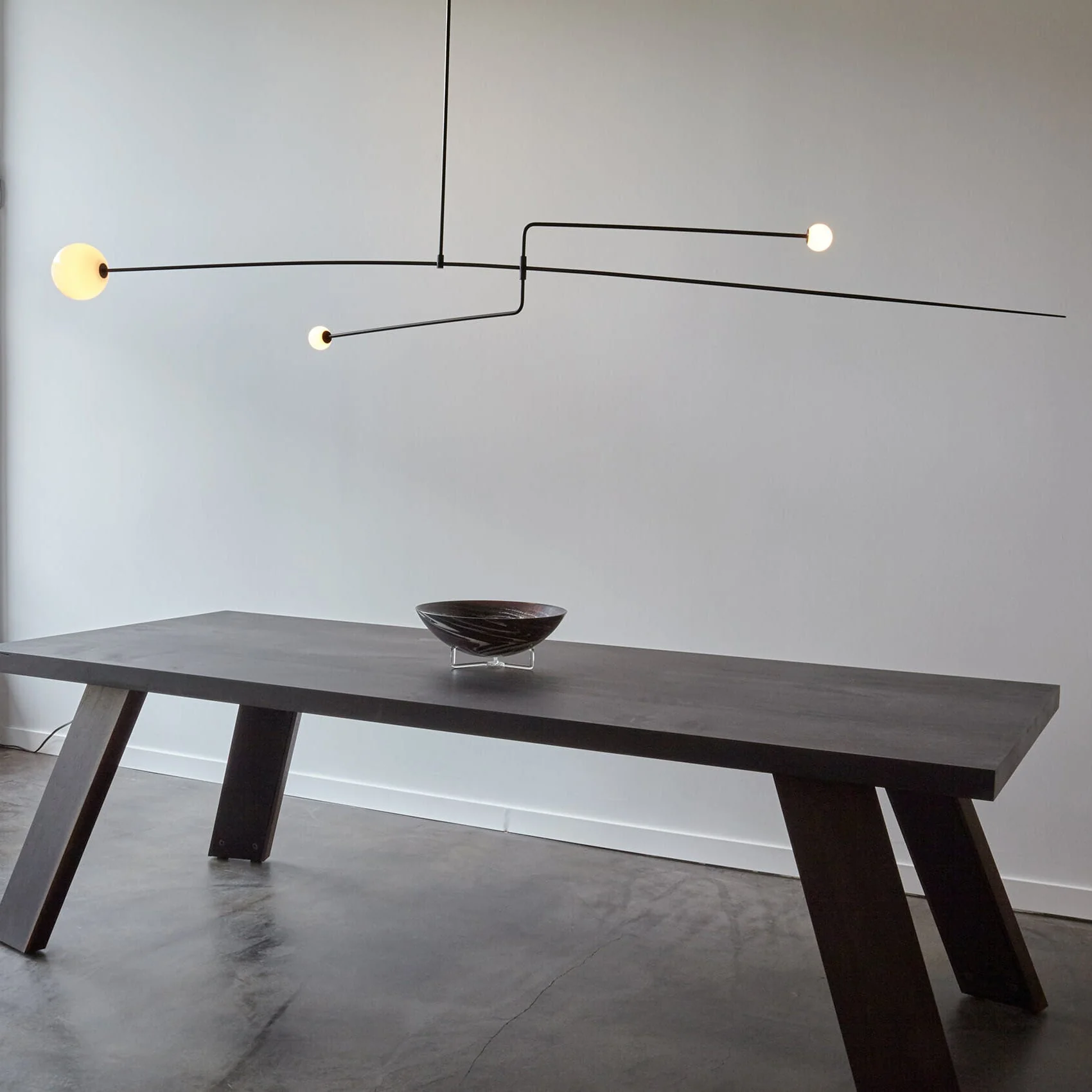 Lustra Chandelier Mobile Black Minimalist - Image 202