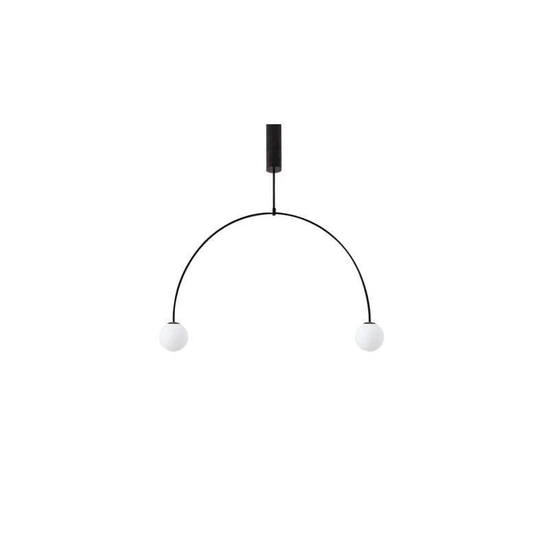 Lustra Chandelier Mobile Black Minimalist - Image 22