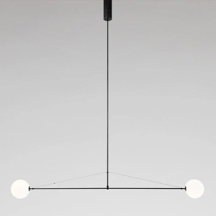 Lustra Chandelier Mobile Black Minimalist - Image 32
