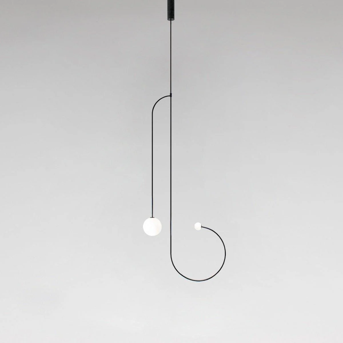 Lustra Chandelier Mobile Black Minimalist - Image 34